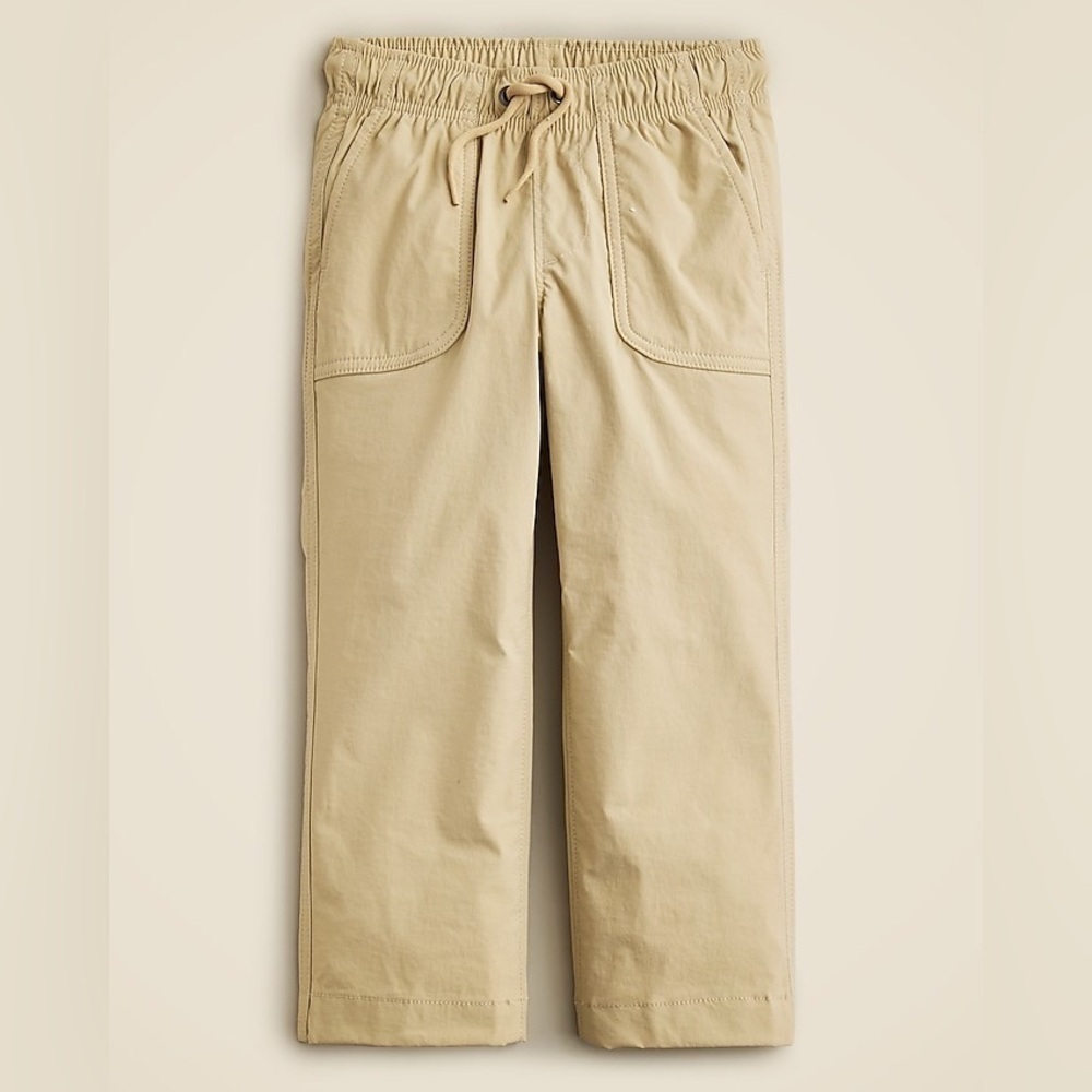 NWT Crewcuts Boys' tech dock Active Pants Light Khaki size 16